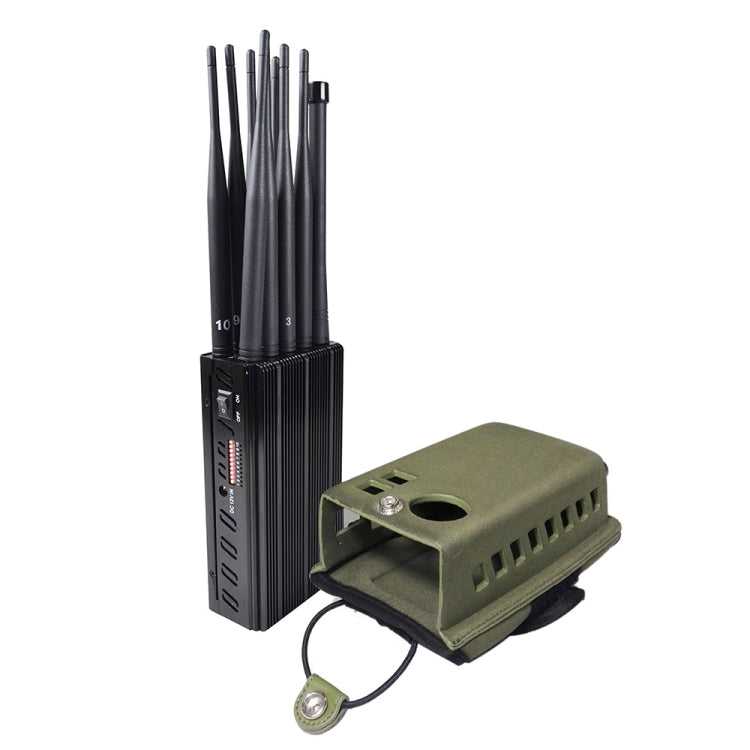 JAX-121A-10B 2G/3G/4G/WIFI/GPS/LOJACK 10 Antennas Mobile Signal Jammer JAX-121A-10B 2G/3G/4G/WIFI/GPS/LOJACK 10 Antennas Mobile Signal Jammer